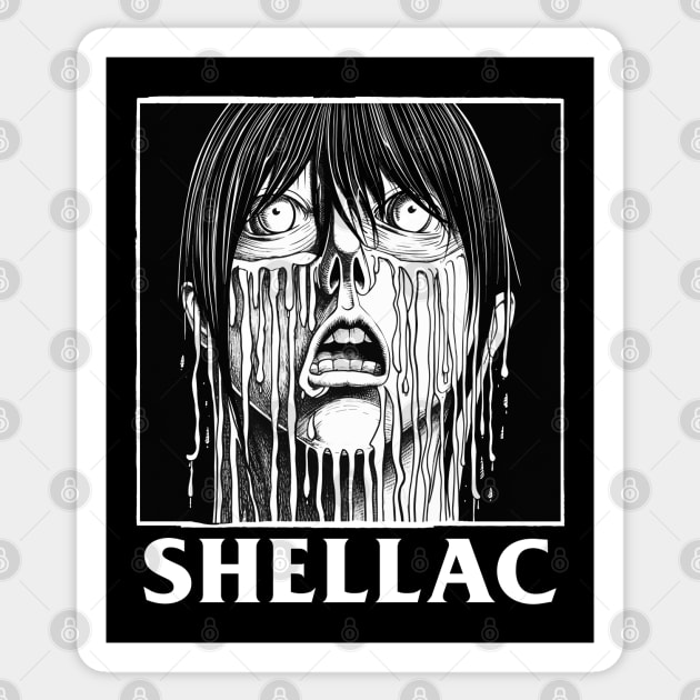 Shellac ∆ Original Fan Artwork Sticker by unknown_pleasures